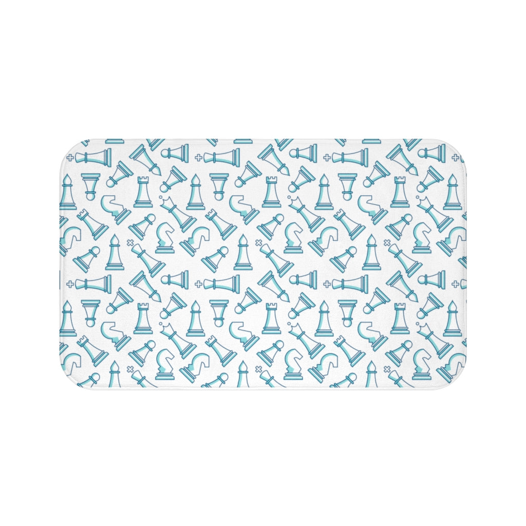 Chess Pattern Bath Mat