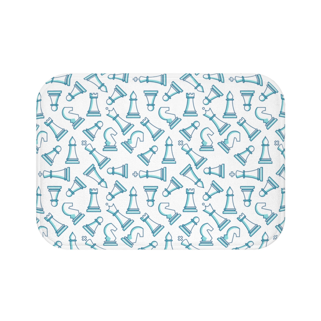 Chess Pattern Bath Mat