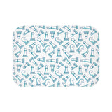 Chess Pattern Bath Mat