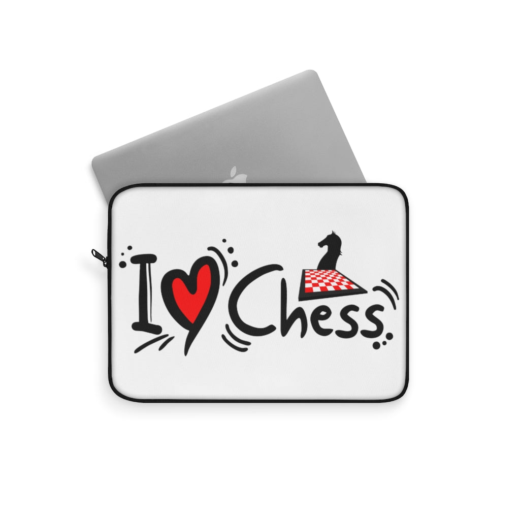 I ❤️ Chess Laptop Sleeve