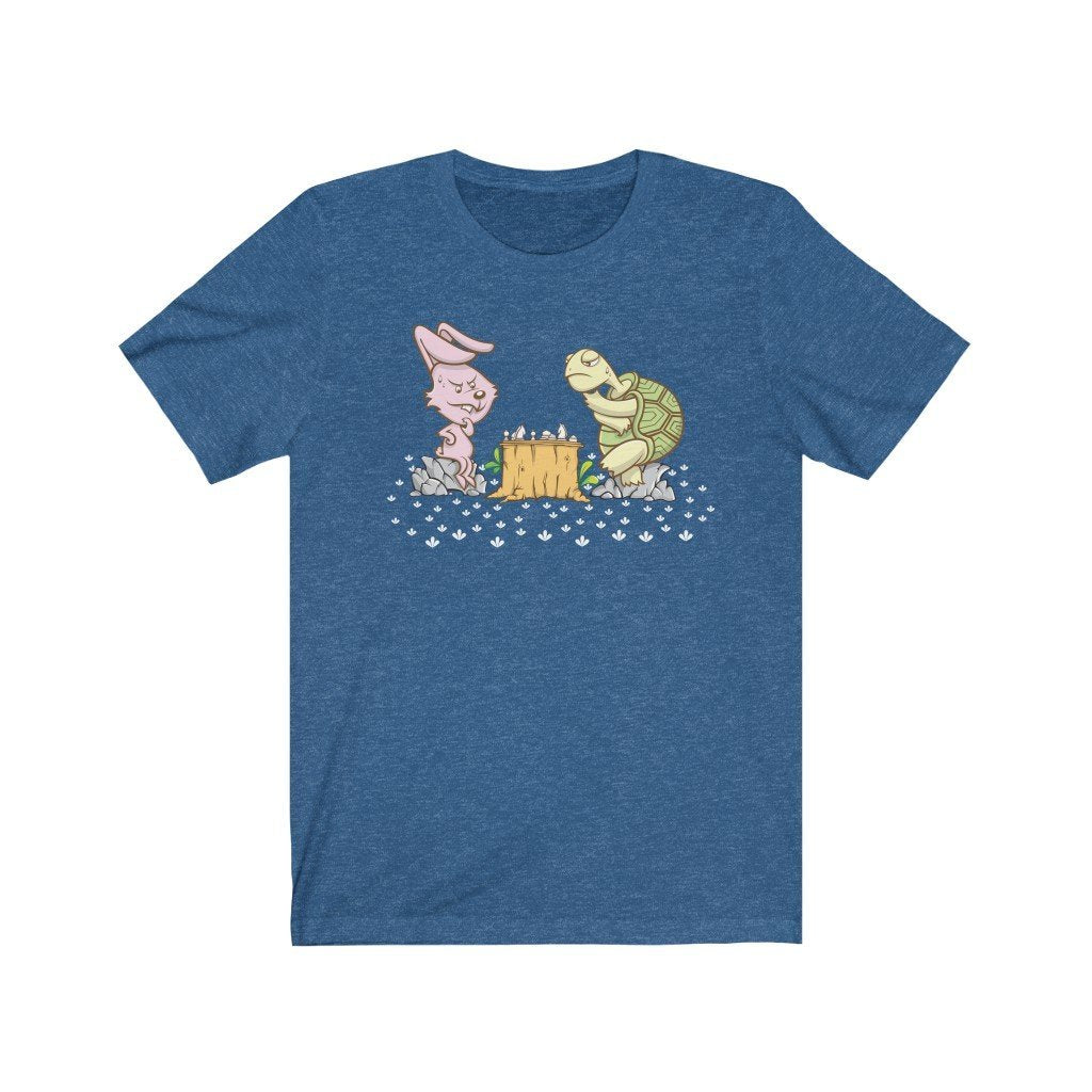 Bunny vs Turtle: game of patience & speed - Classic Tee - MateInFour