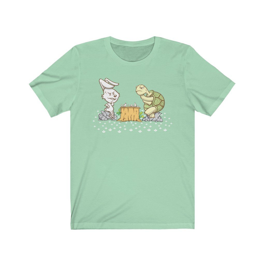 Bunny vs Turtle: game of patience & speed - Classic Tee - MateInFour