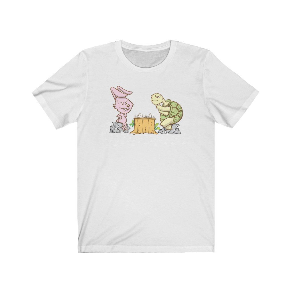 Bunny vs Turtle: game of patience & speed - Classic Tee - MateInFour