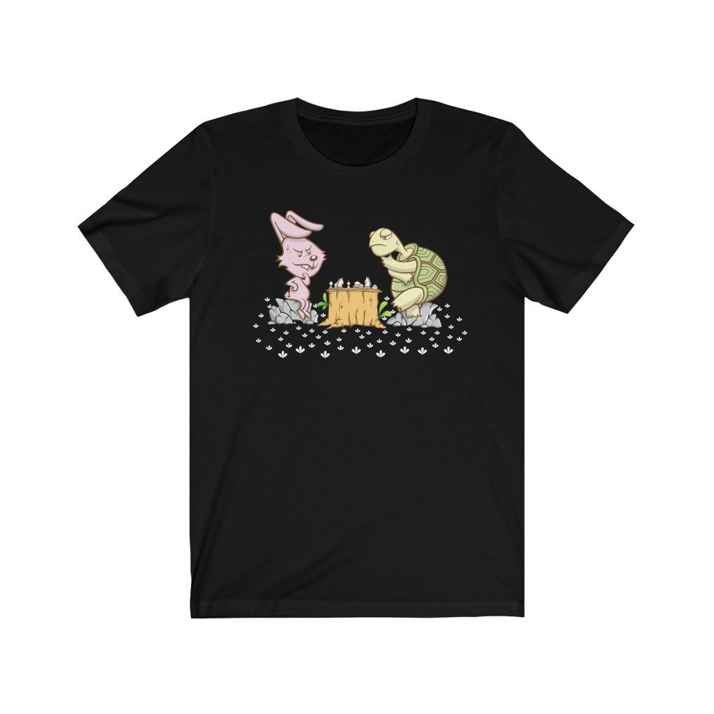 Bunny vs Turtle: game of patience & speed - Classic Tee - MateInFour