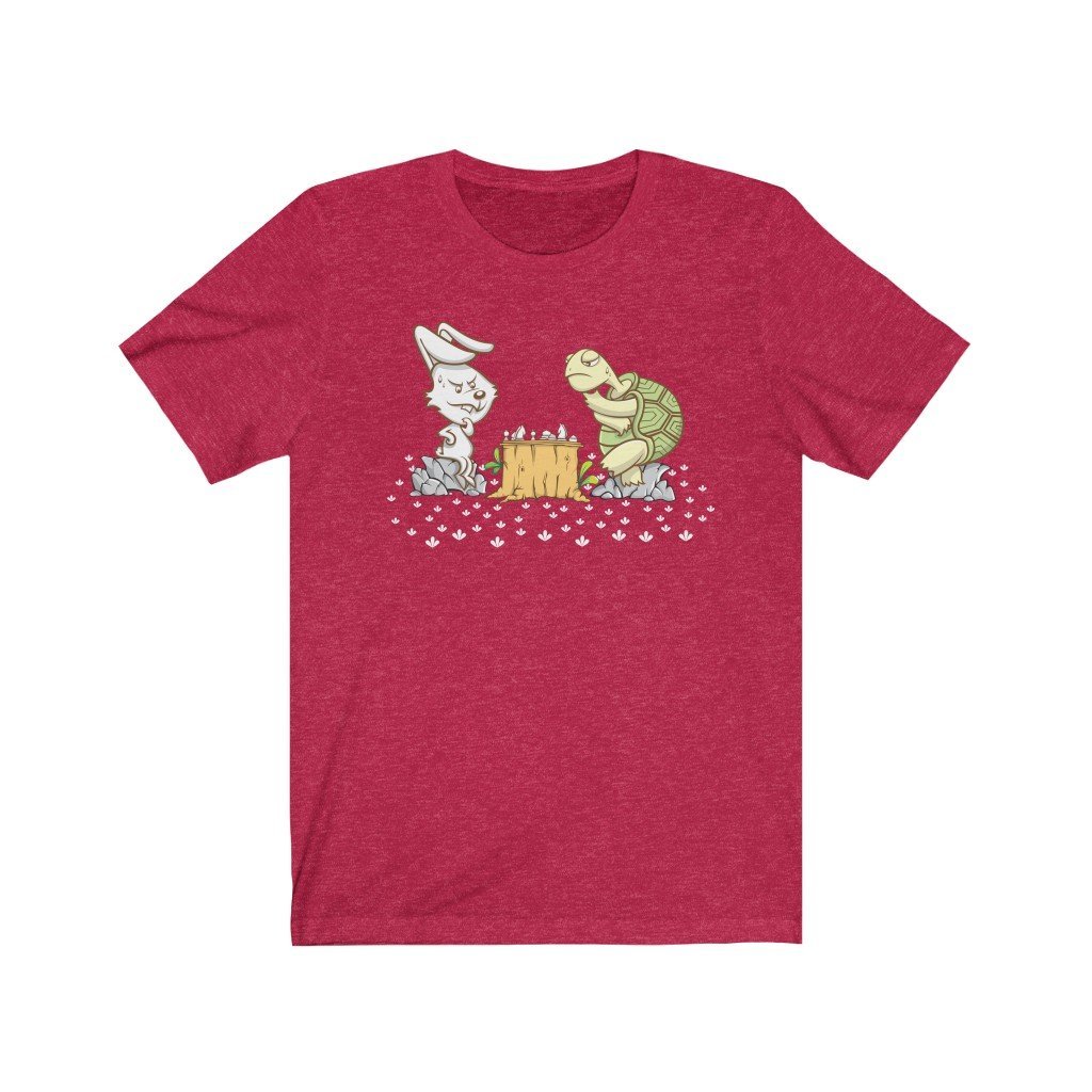 Bunny vs Turtle: game of patience & speed - Classic Tee - MateInFour