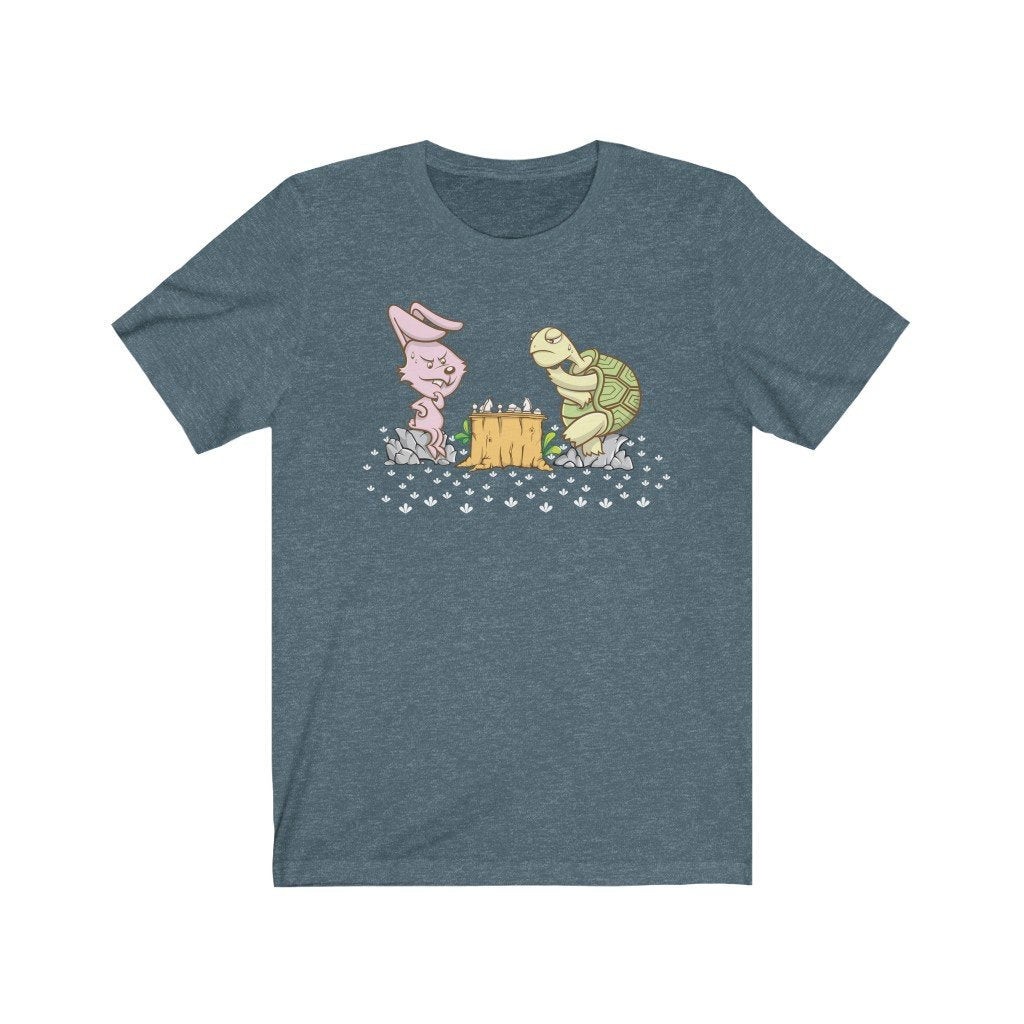 Bunny vs Turtle: game of patience & speed - Classic Tee - MateInFour