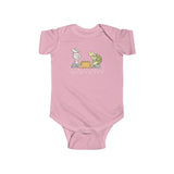 Bunny vs Turtle - Infant Fine Bodysuit/Jumper - MateInFour