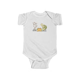 Bunny vs Turtle - Infant Fine Bodysuit/Jumper - MateInFour