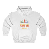 Chess Day July 20 - Classic Hooded Sweatshirt - MateInFour