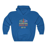 Chess Day July 20 - Classic Hooded Sweatshirt - MateInFour