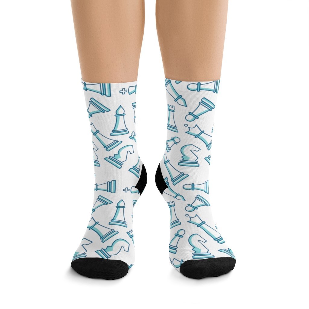 Chess Pieces "Tribe DTG" Socks - MateInFour