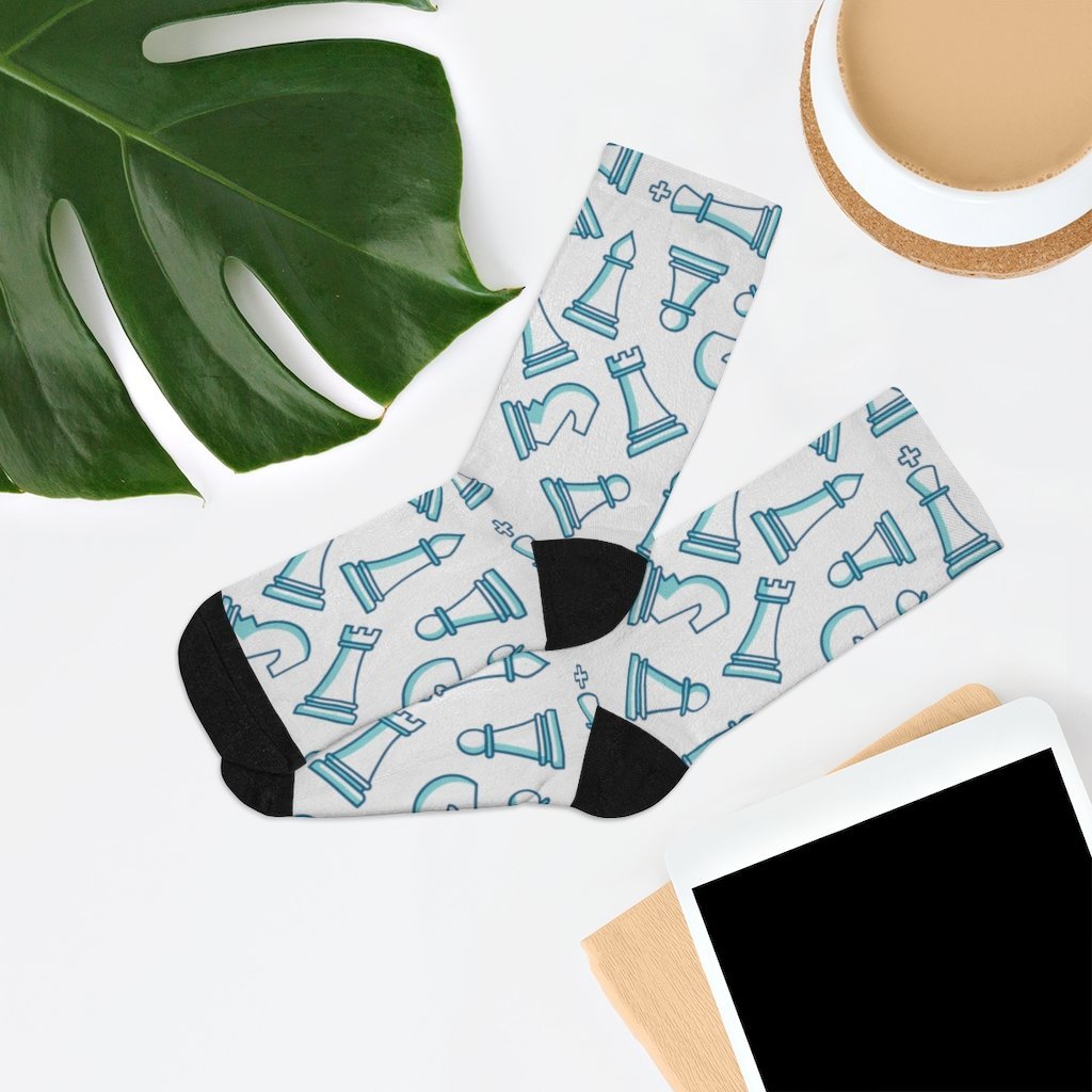 Chess Pieces "Tribe DTG" Socks - MateInFour