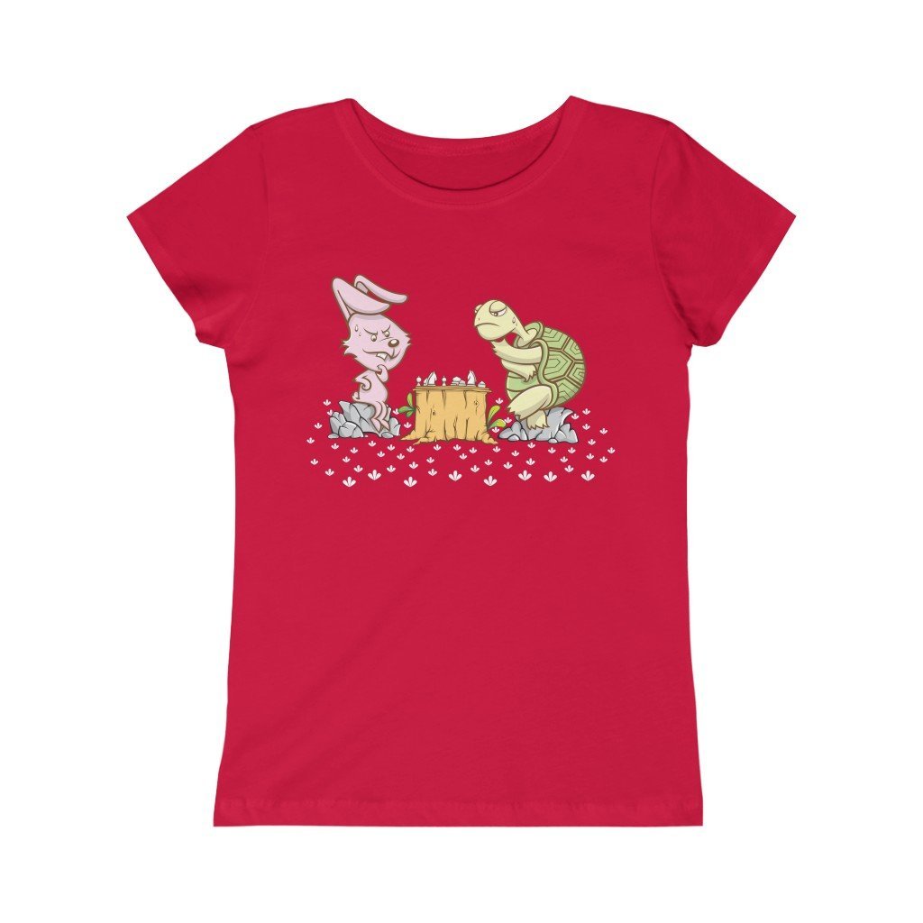 Girls Tortoise vs Hare Princess Tee - MateInFour