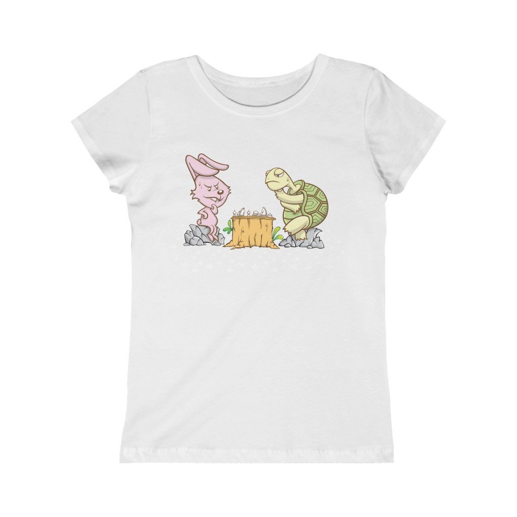 Girls Tortoise vs Hare Princess Tee - MateInFour