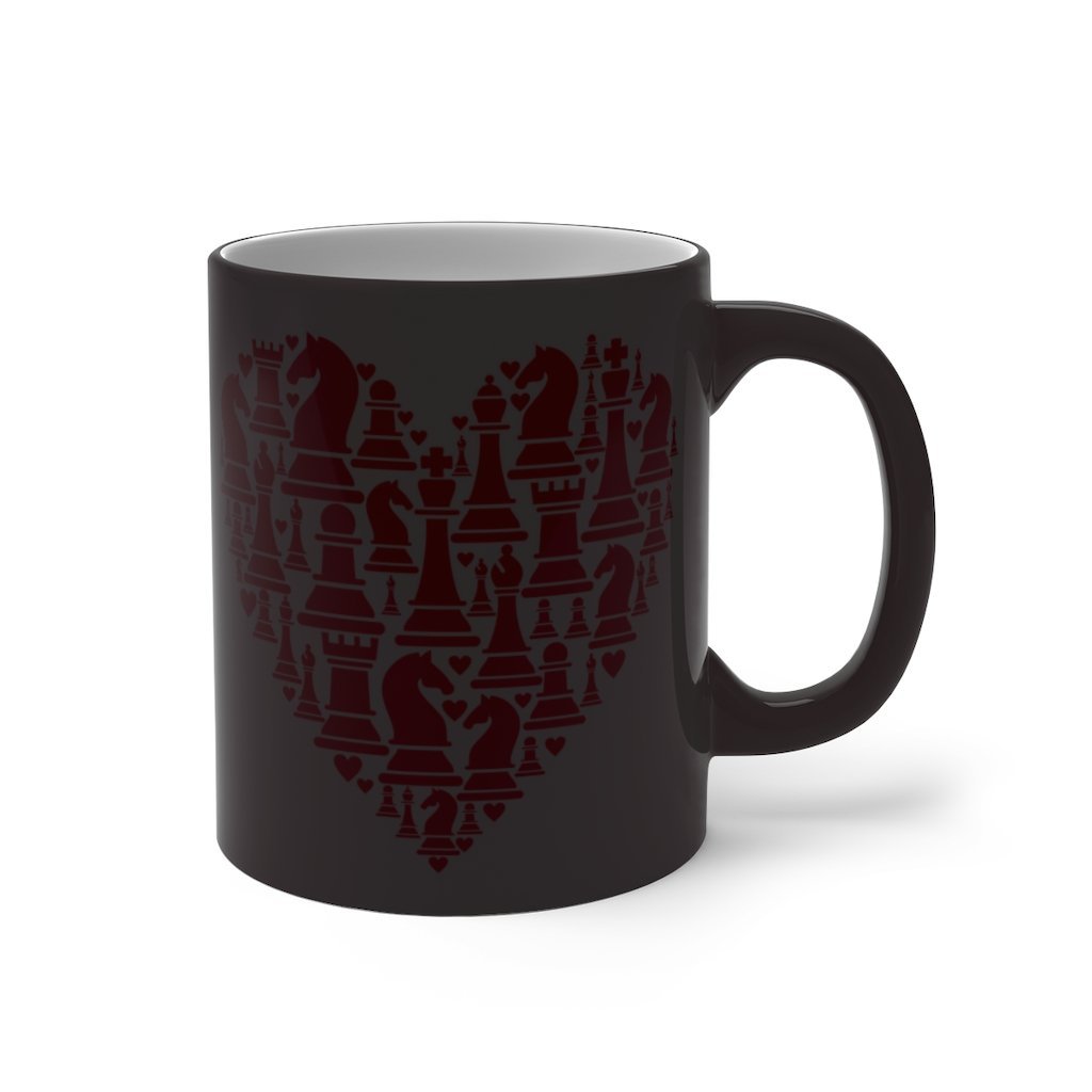 Heart of Chess - Color Changing Mug - MateInFour