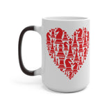 Heart of Chess - Color Changing Mug - MateInFour