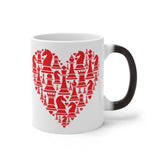 Heart of Chess - Color Changing Mug - MateInFour