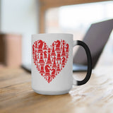 Heart of Chess - Color Changing Mug - MateInFour