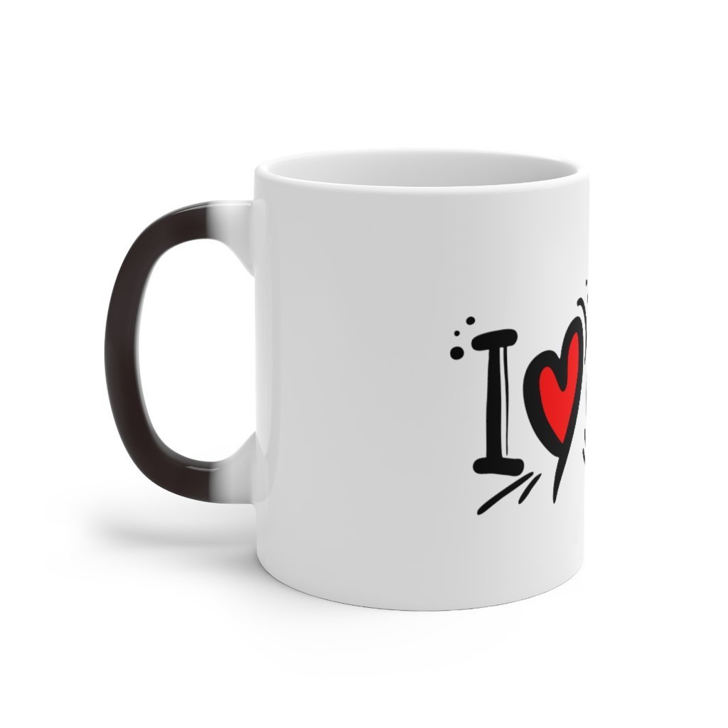 I ♥ Chess Color Changing Mug - MateInFour