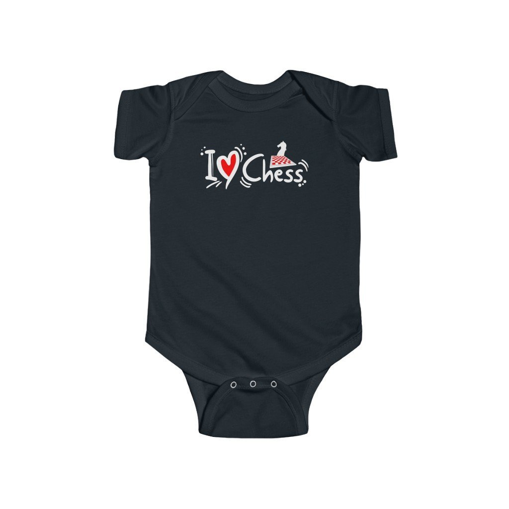 I ♥ Chess - Infant Fine Bodysuit/Jumper - MateInFour