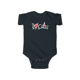 I ♥ Chess - Infant Fine Bodysuit/Jumper - MateInFour