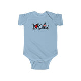 I ♥ Chess - Infant Fine Bodysuit/Jumper - MateInFour