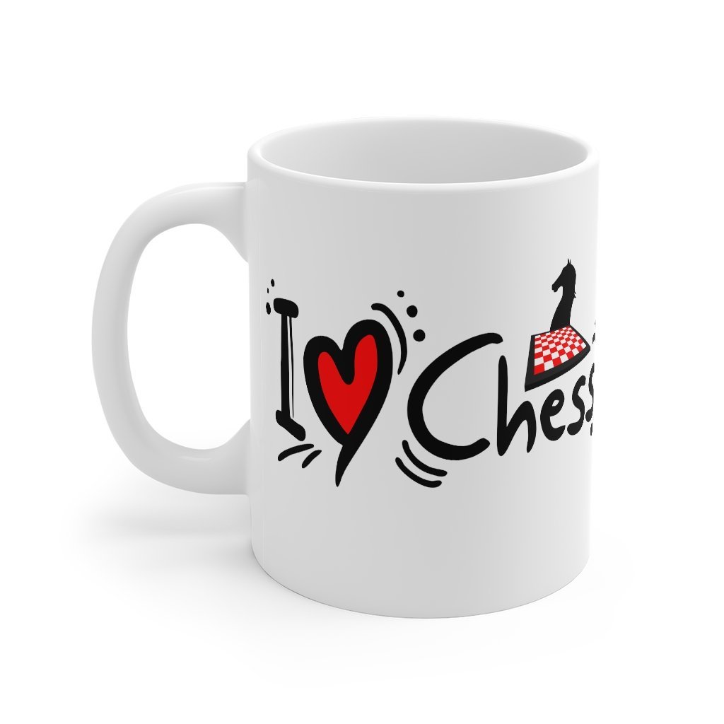 I ♥ Chess - Mug 11oz - MateInFour