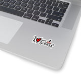 I ♥ Chess Stickers - MateInFour