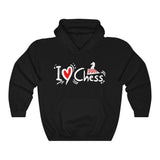 I❤Chess - Classic Hooded Sweatshirt - MateInFour