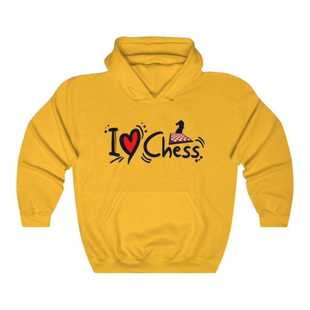 I❤Chess - Classic Hooded Sweatshirt - MateInFour