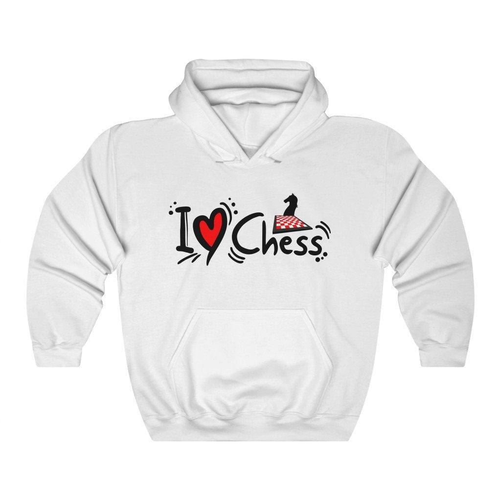 I❤Chess - Classic Hooded Sweatshirt - MateInFour