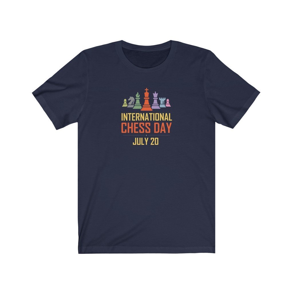 International CHESS DAY July 20 - Classic Tee - MateInFour