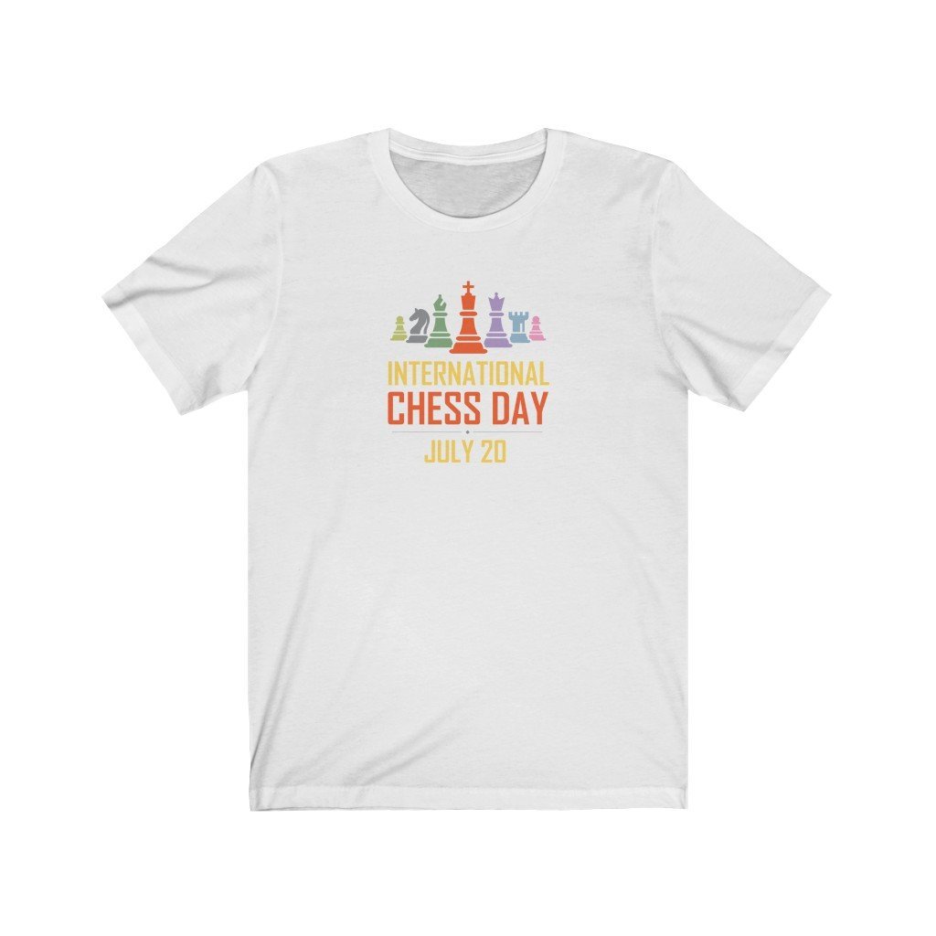 International CHESS DAY July 20 - Classic Tee - MateInFour