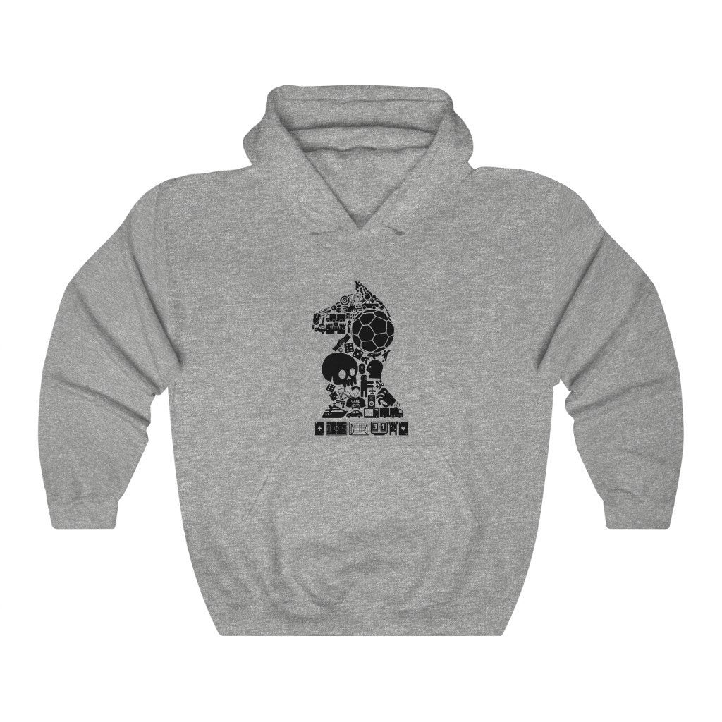 Knight composition - Classic Hooded Sweatshirt - MateInFour