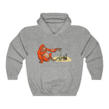 Orangutan Chess - Classic Hooded Sweatshirt - MateInFour