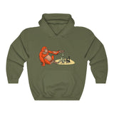 Orangutan Chess - Classic Hooded Sweatshirt - MateInFour