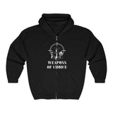 WEAPONS OF SHIRT Unisex Full Zip Hooded Sweatshirt - MateInFour