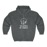 WEAPONS OF SHIRT Unisex Full Zip Hooded Sweatshirt - MateInFour